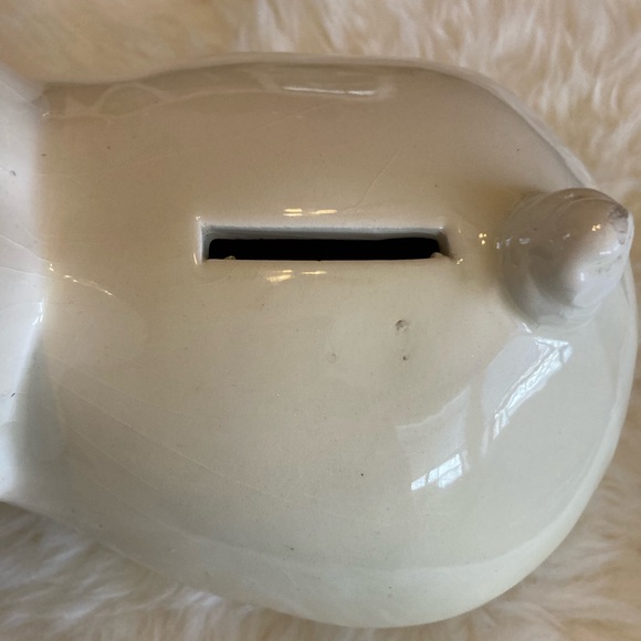 VINTAGE CERAMIC PIG BANK PIGGY BANK - Picture 3 of 8